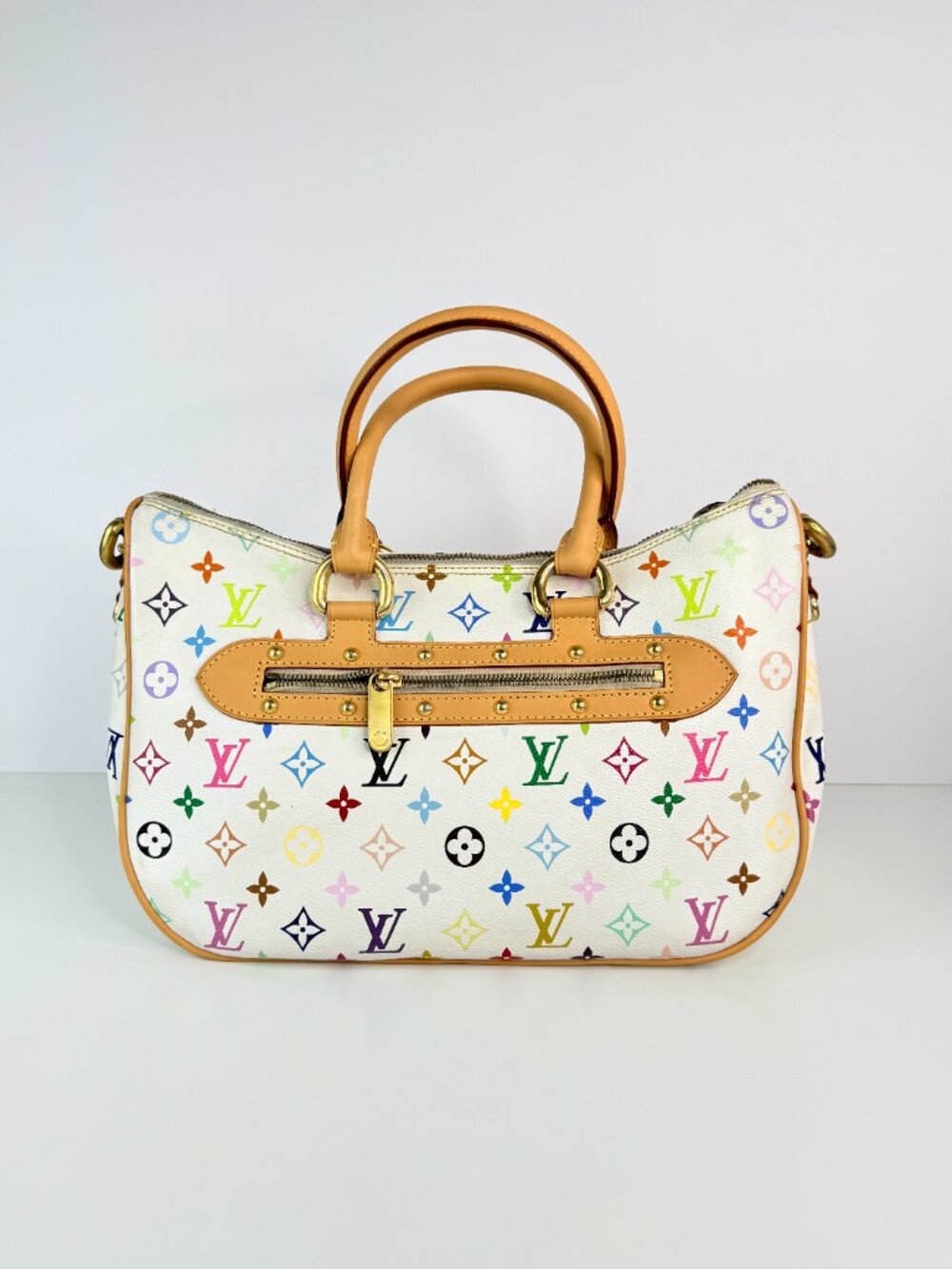 louis vuitton beverly MM monogram multicolor white - Picture 7 of 12
